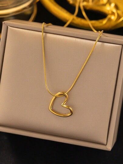 Twinkling Graceful Gold Plated Chain Necklace for Women