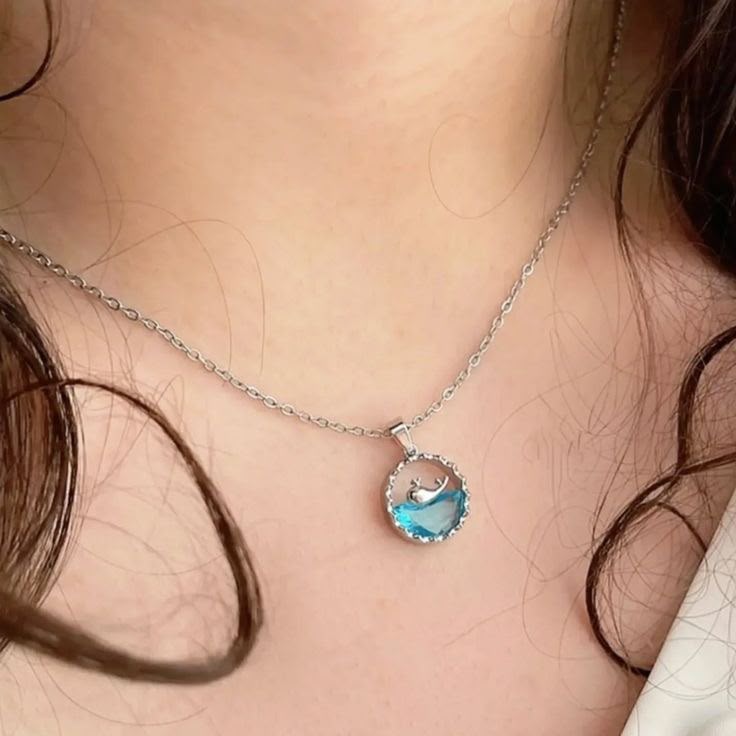 Dolphin Pendant Women Necklaces & Chains