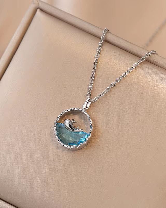 Dolphin Pendant Women Necklaces & Chains